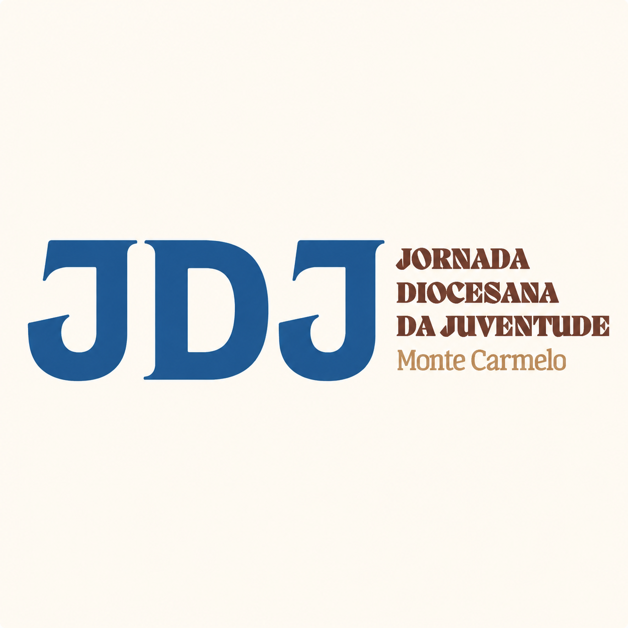 Logo da Jornada Diocesana da Juventude de Monte Carmelo